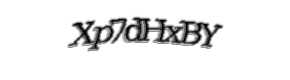 Security check image, please type the characters shown